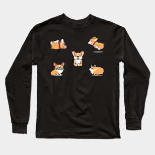corgi puppies Long Sleeve T-Shirt